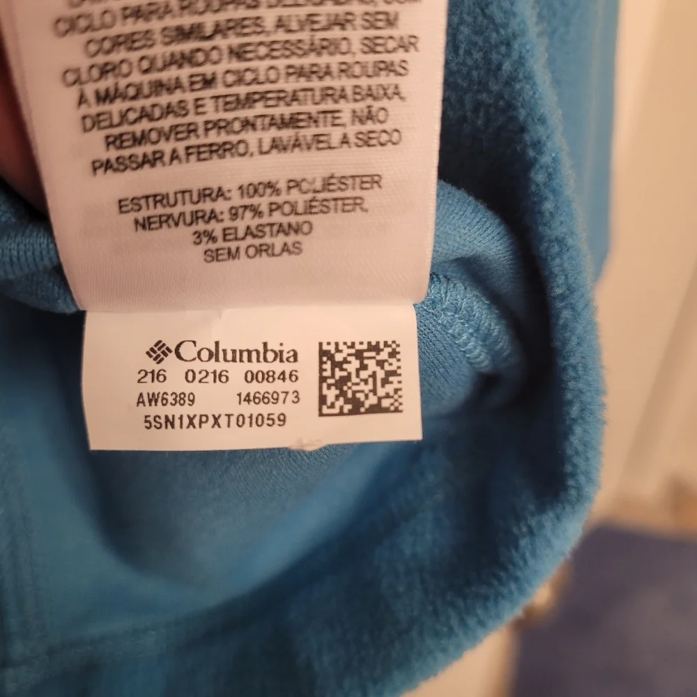 Columbia Blue Half-Zip Pullover - Picture 4 of 4